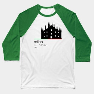 Milan Duomo Baseball T-Shirt